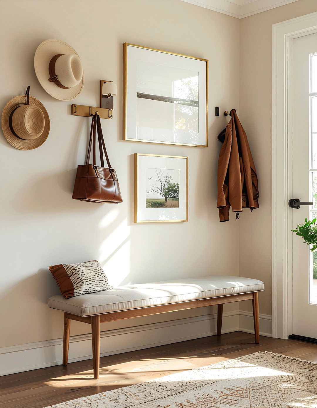 Entryway Gallery Wall Hooks - 30 entryway storage ideas