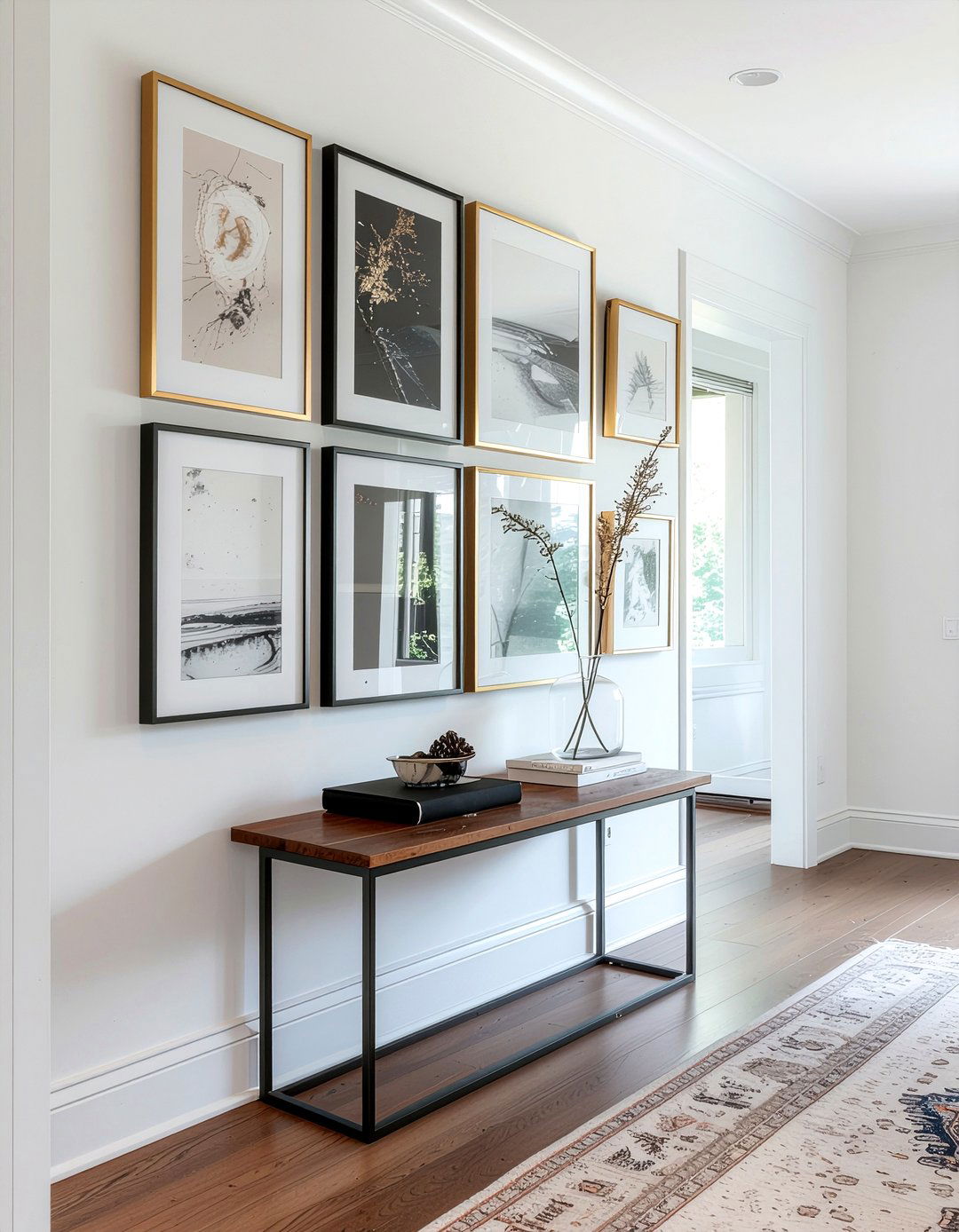 Entryway Gallery Wall - 30 entryway decor ideas