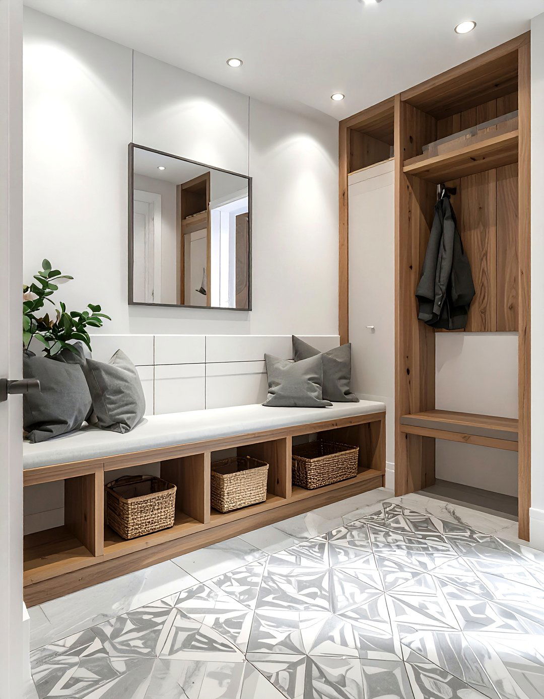 Entryway Mudroom Area - 30 interior decorating ideas