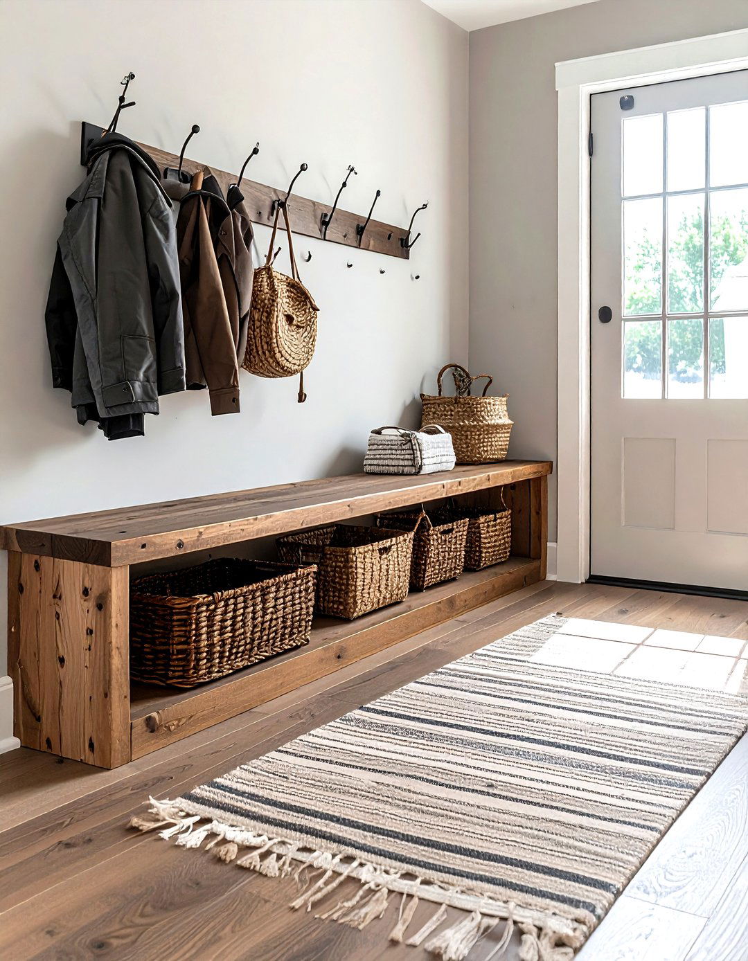 Entryway Mudroom Bench - 30 decor transformation ideas