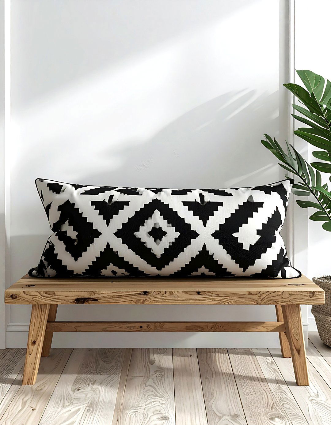 Entryway bench pillow - 30 decor finishing touch ideas