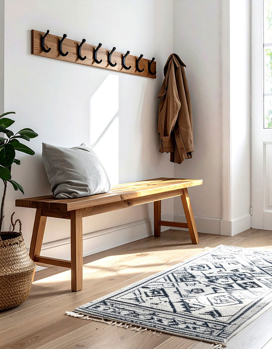 Entryway bench - 30 creative decor ideas