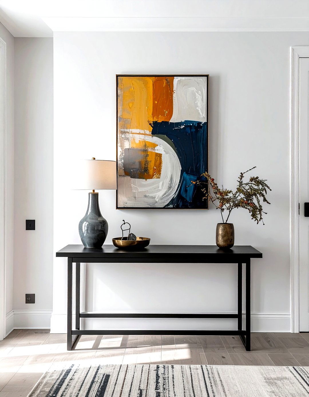 Entryway console decor - 30 decor finishing touch ideas