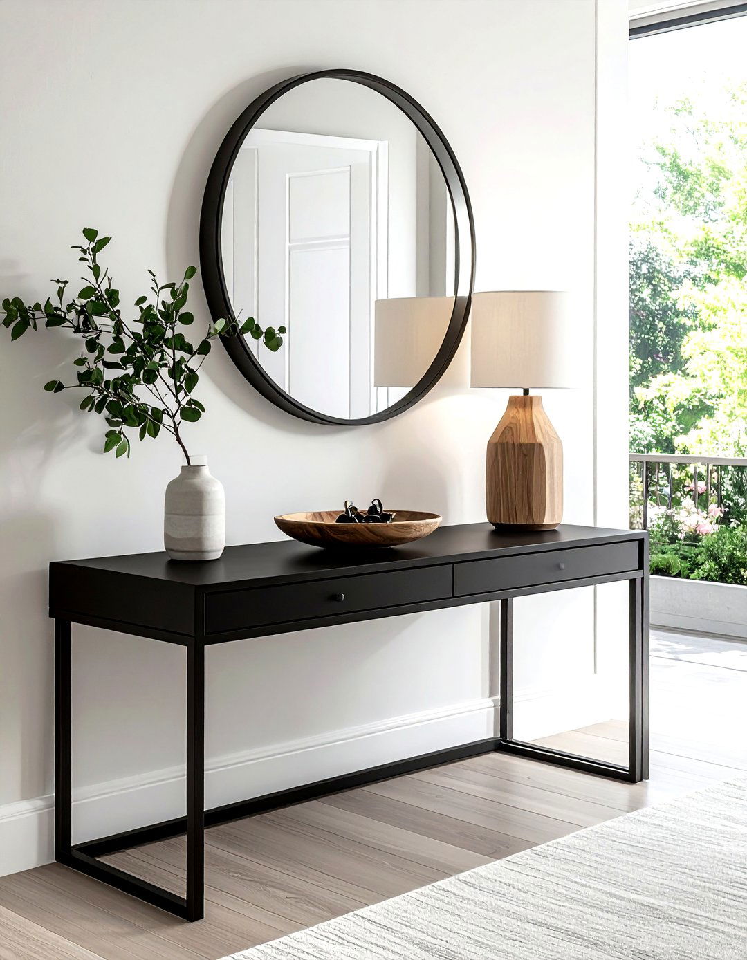 Entryway console table - 30 home styling tips