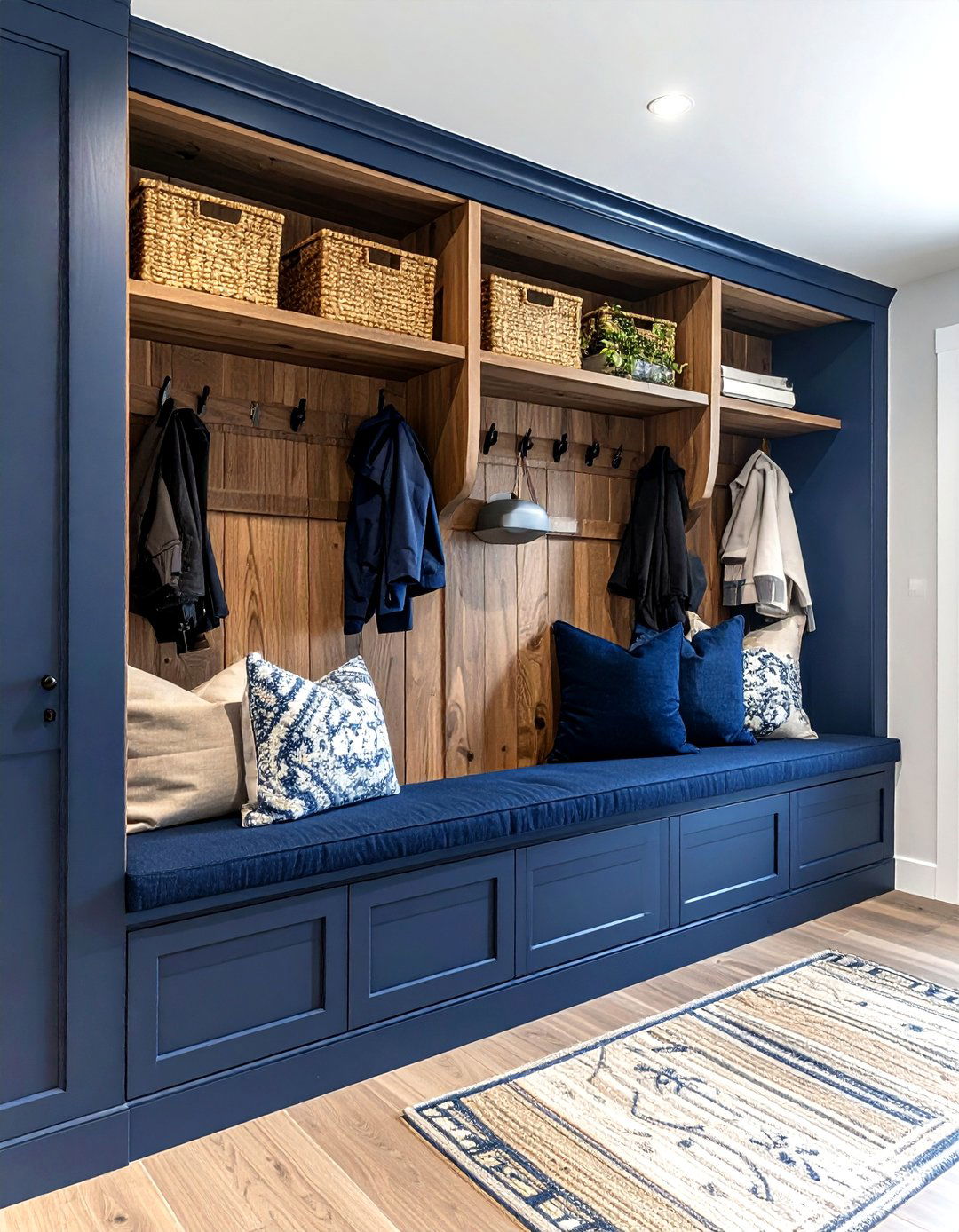 Entryway storage unit - 30 built-in bookcase ideas