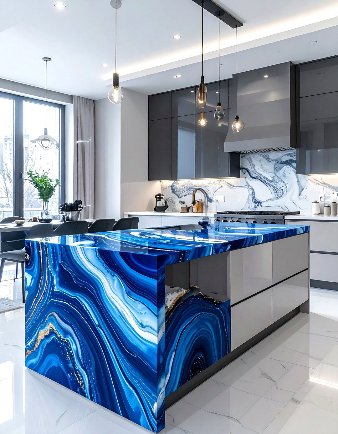 Epoxy Resin Countertops - 30 DIY kitchen countertop ideas