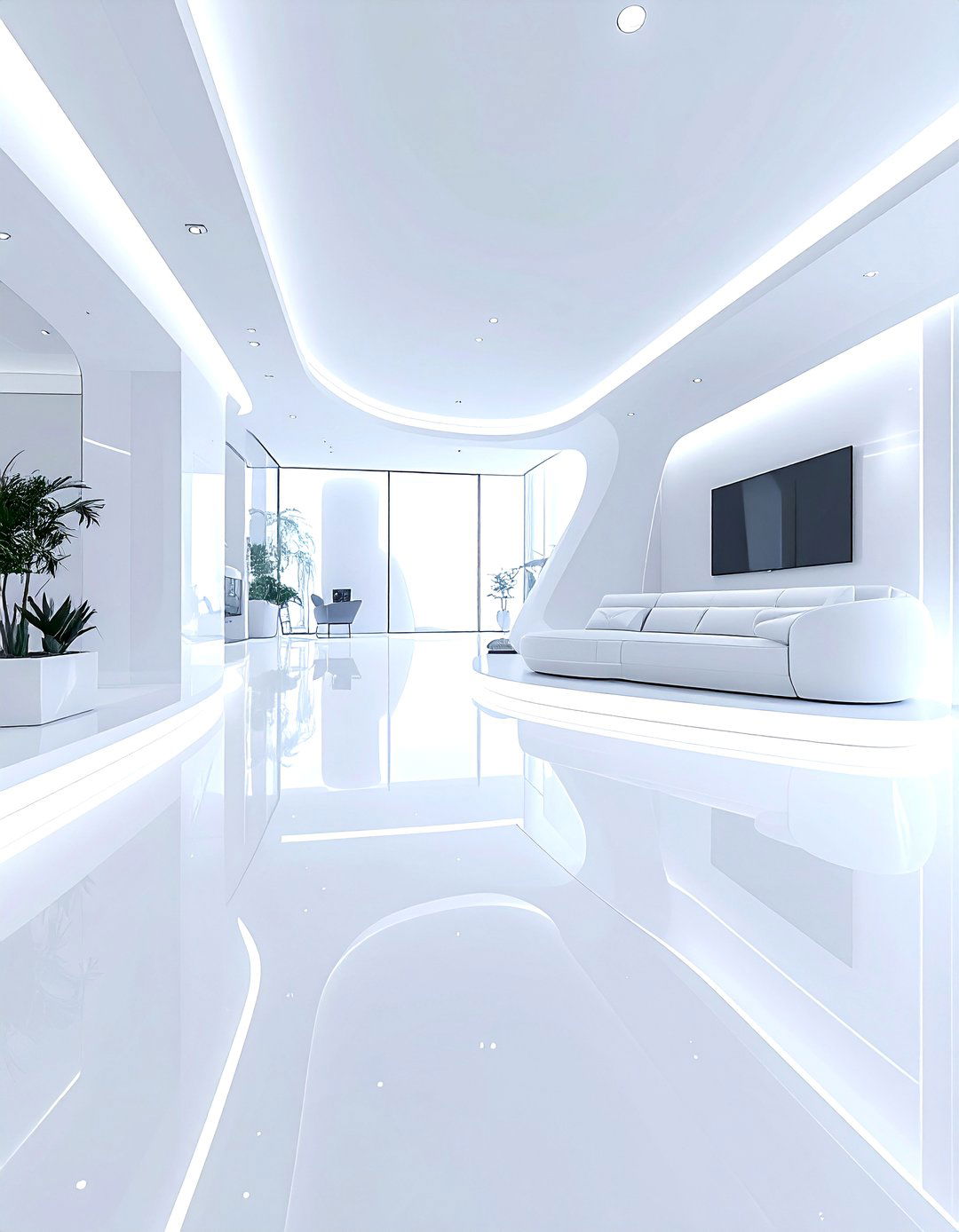 Epoxy resin floor - 30 bedroom floor design ideas