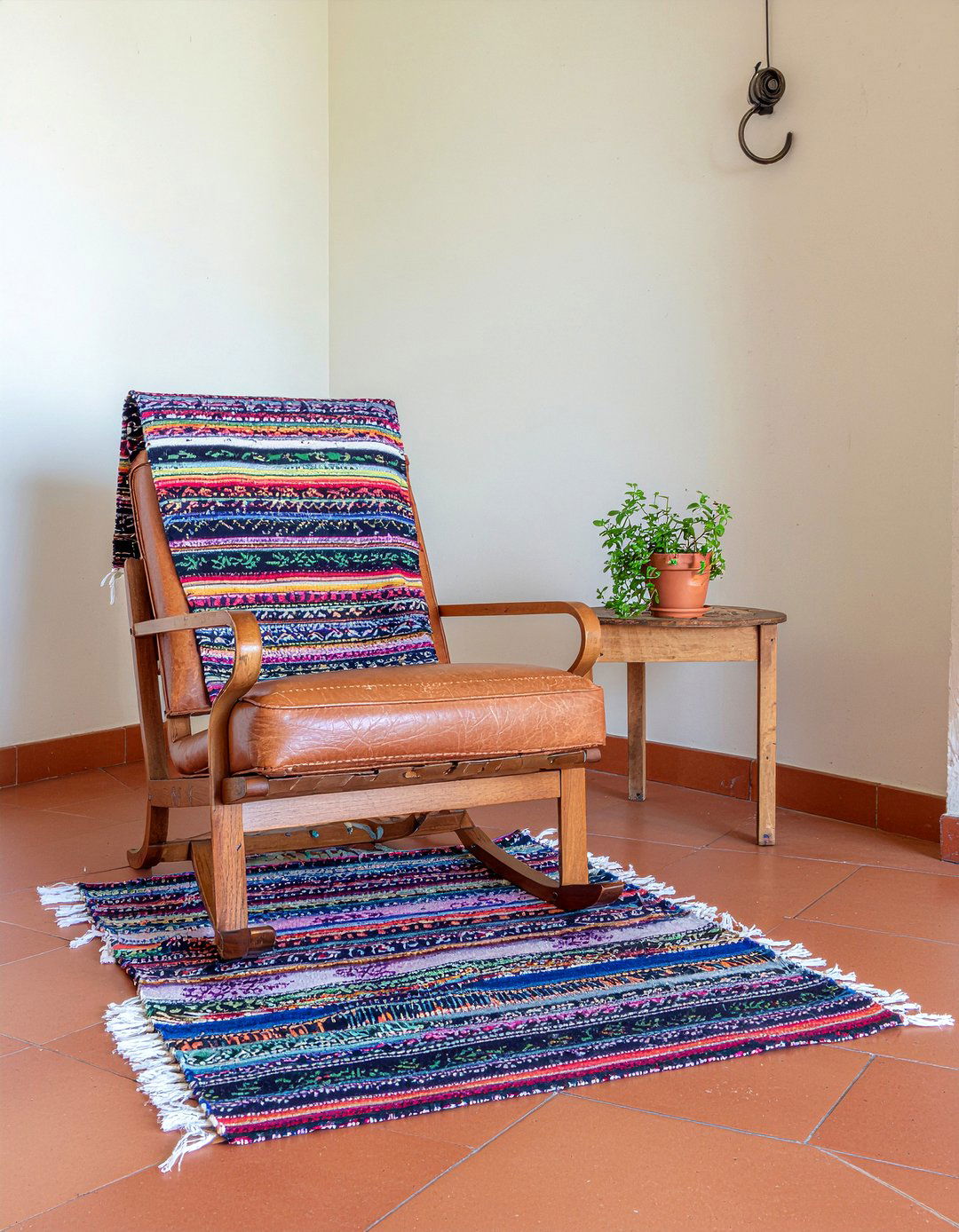 Equipal Leather Chair - 30 Mexican living room ideas