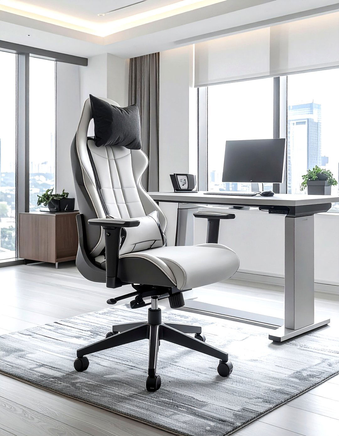 Ergonomic Chair Setup - 30 cozy office ideas