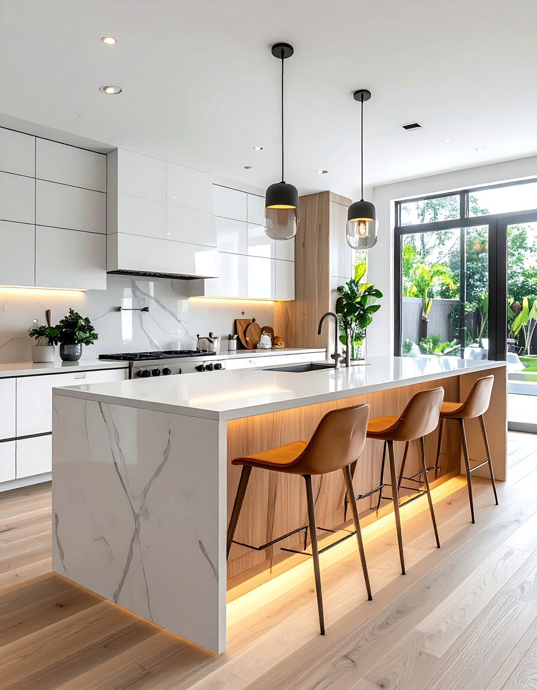 Ergonomic Counter Height - 30 efficient kitchen ideas