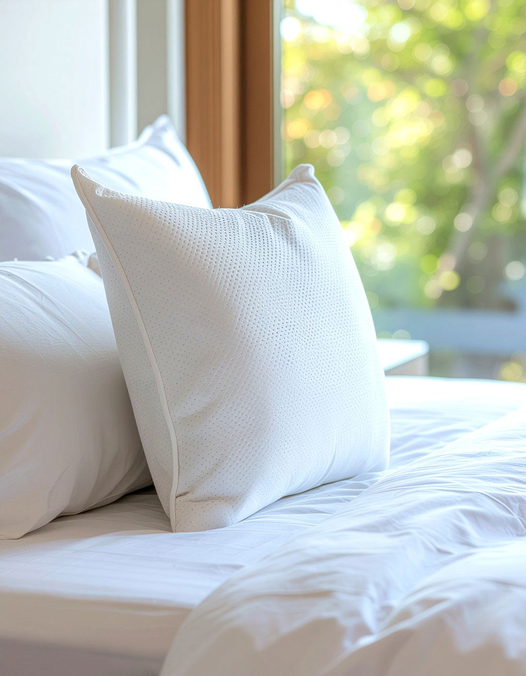 Ergonomic pillow for side sleepers - 30 sleep-friendly bedroom ideas
