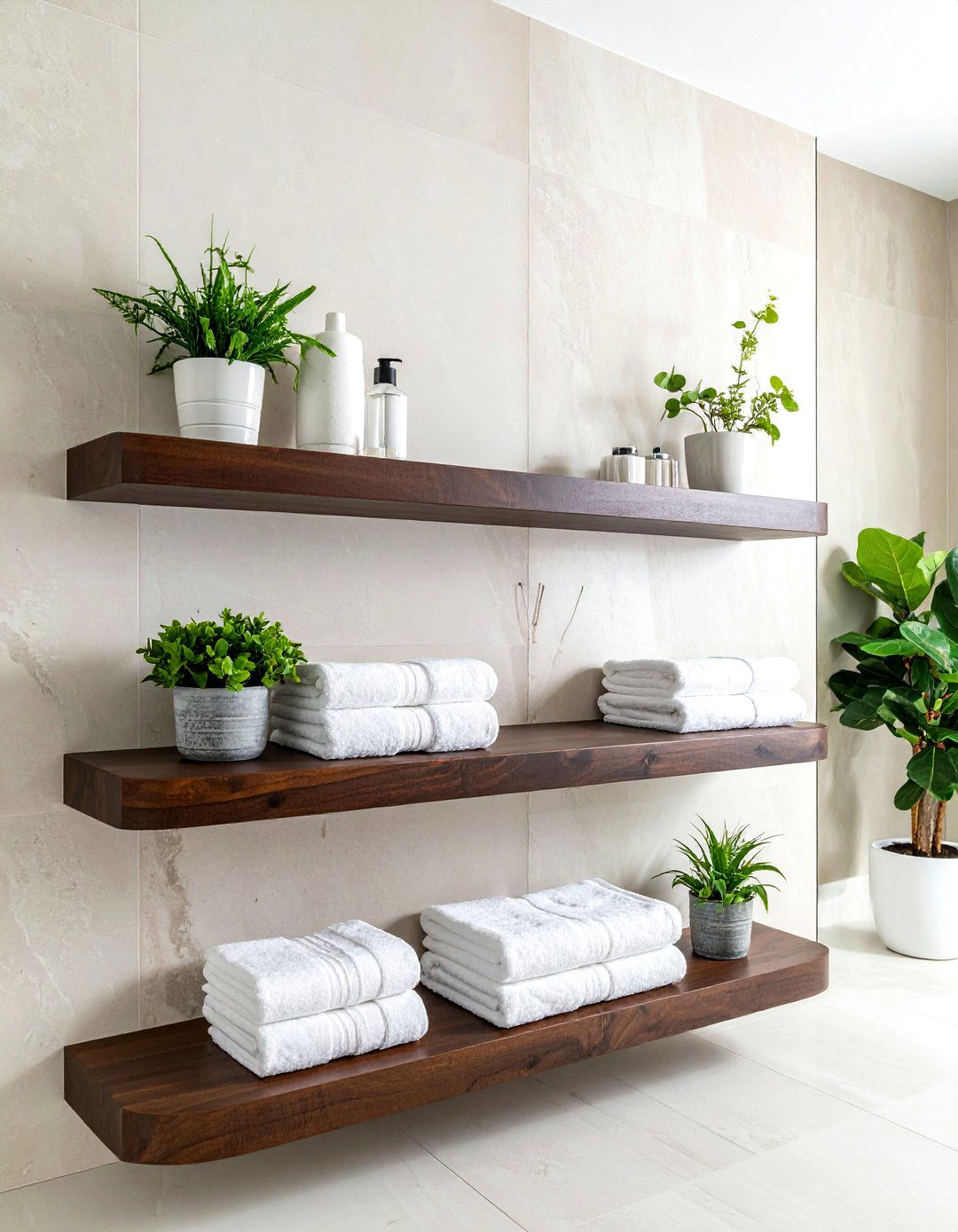 Espresso Bathroom Shelf - 30 espresso bathroom ideas