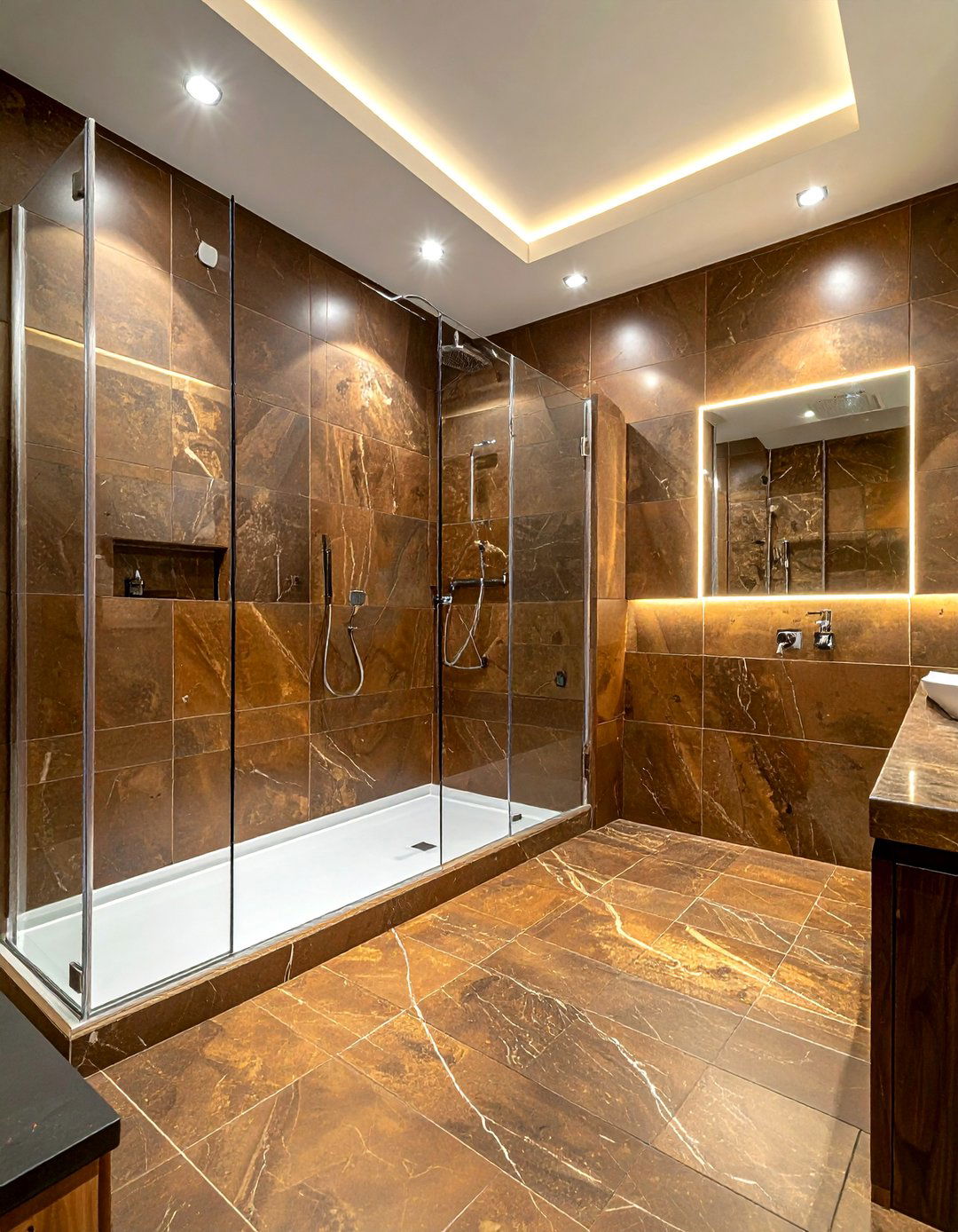 Espresso Bathroom Tile - 30 espresso bathroom ideas