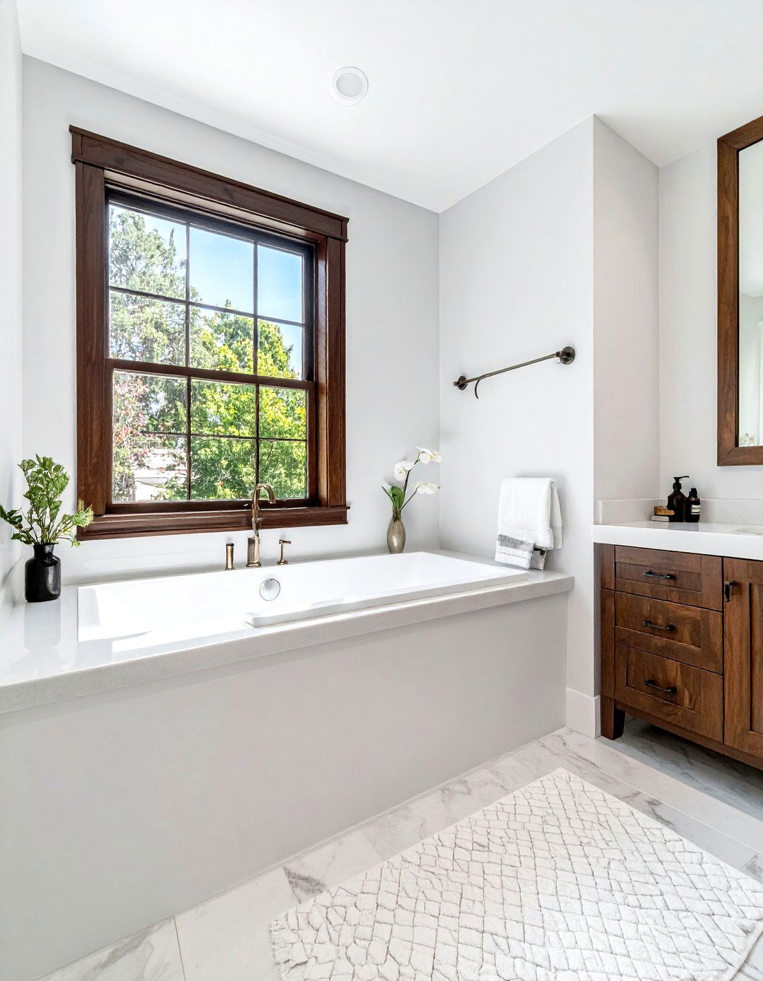 Espresso Bathroom Window Trim - 30 espresso bathroom ideas