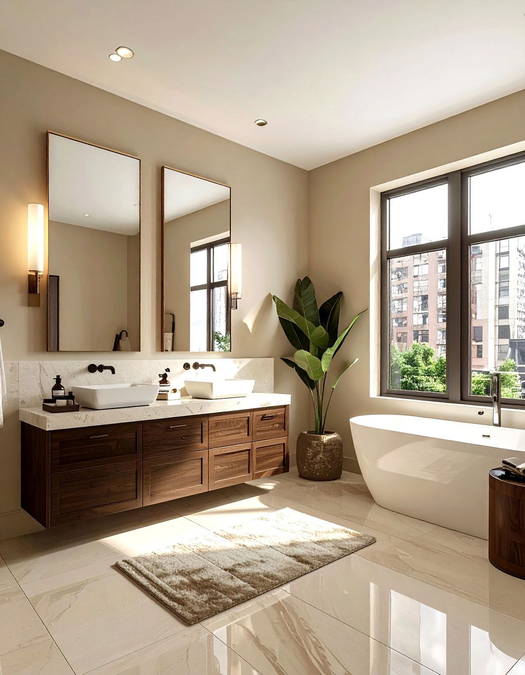 Espresso Bathroom - 30 warm brown bathroom ideas
