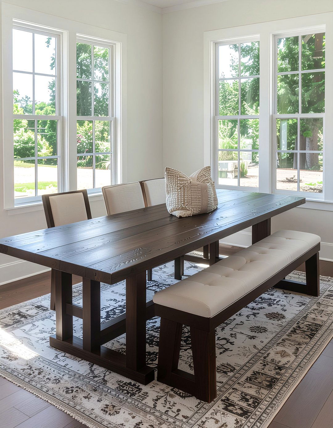 Espresso Dining Table With Bench - 30 espresso dining room ideas