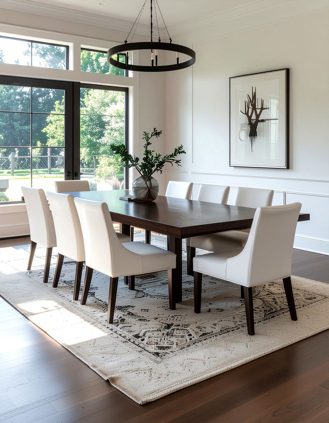 Espresso Dining Table With Cream Chairs - 30 espresso dining room ideas