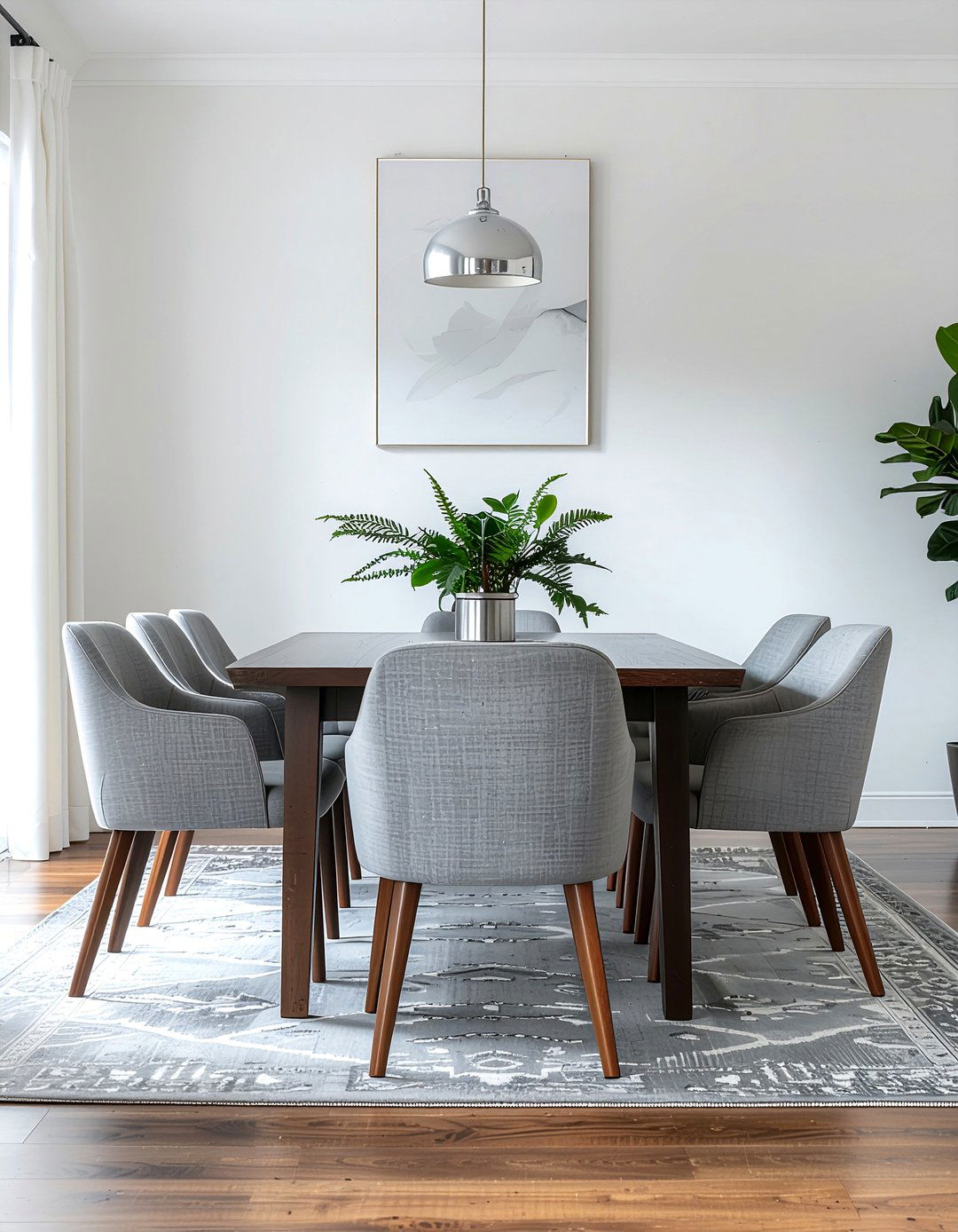 Espresso Dining Table With Gray Chairs - 30 espresso dining room ideas