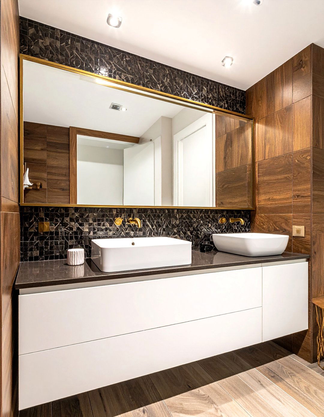 Espresso Vanity Backsplash - 30 espresso bathroom ideas