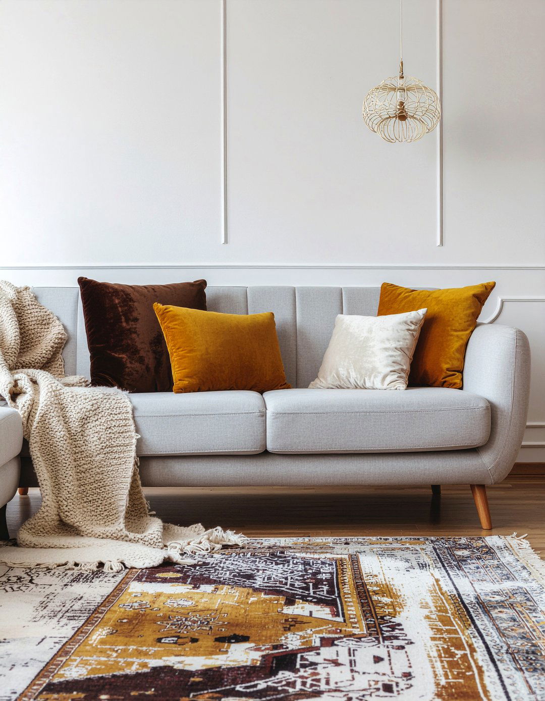 Espresso Velvet Throw Pillows - 30 espresso living room ideas