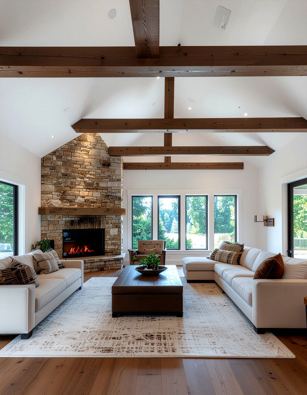 Espresso ceiling beams - 30 espresso decor ideas