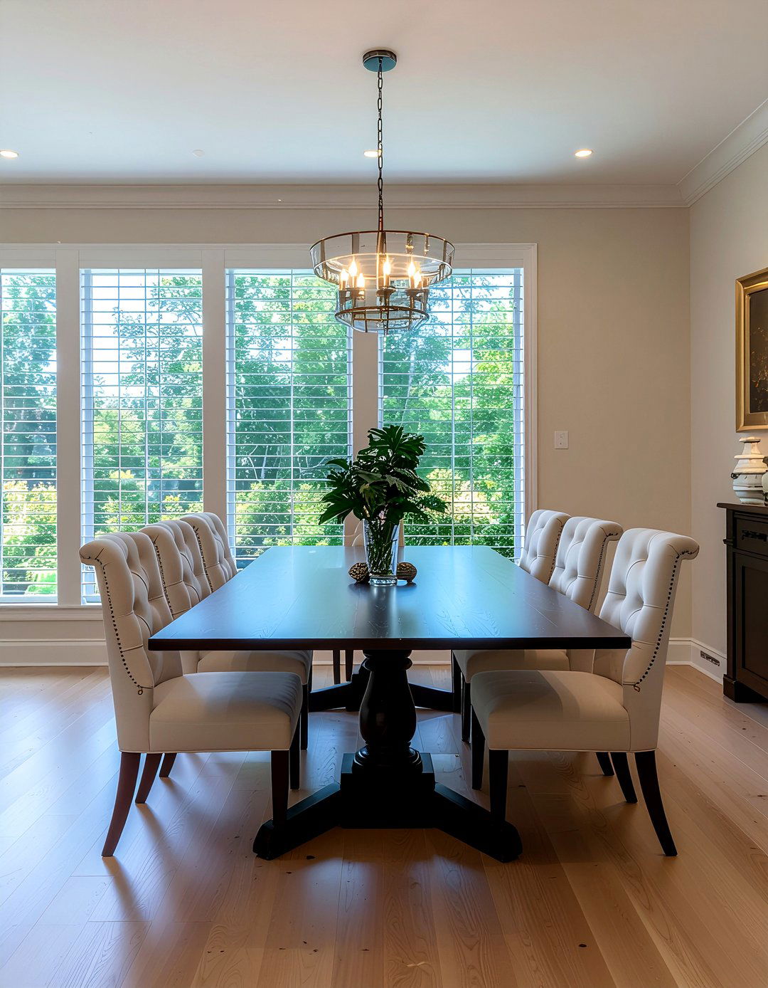 Espresso dining table - 30 espresso decor ideas