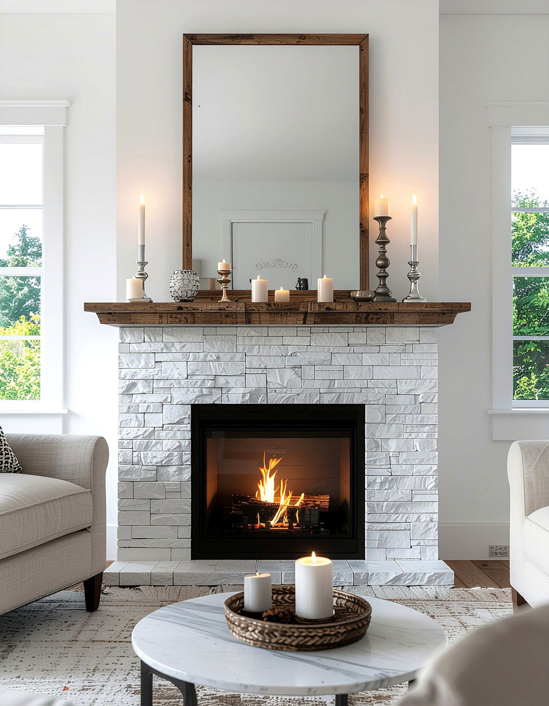 Espresso fireplace mantel - 30 espresso decor ideas
