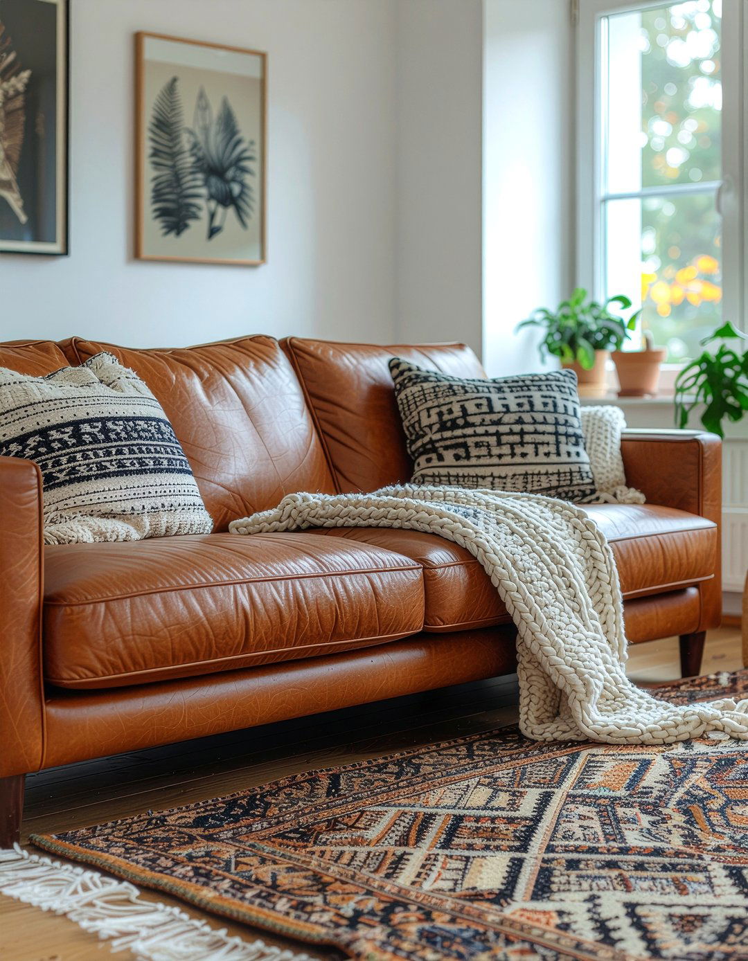 Espresso leather sofa - 30 espresso decor ideas