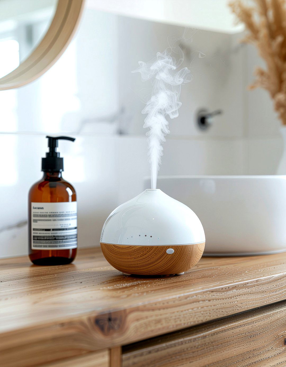 Essential Oil Diffuser - 30 bathroom finishing touch ideas