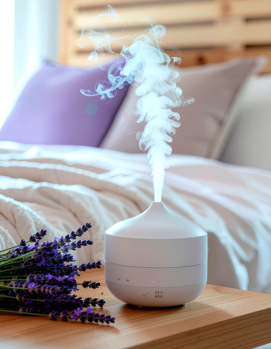 Essential Oil Diffuser - 30 restful bedroom ideas