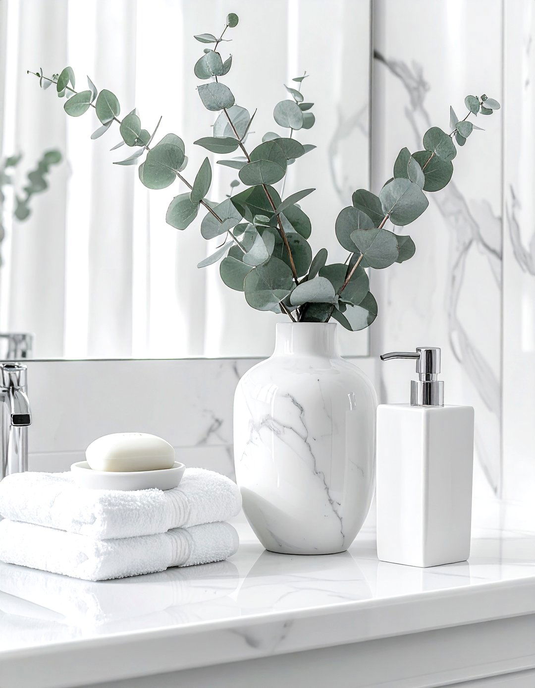 Eucalyptus Bathroom Vase - 30 bathroom vase ideas