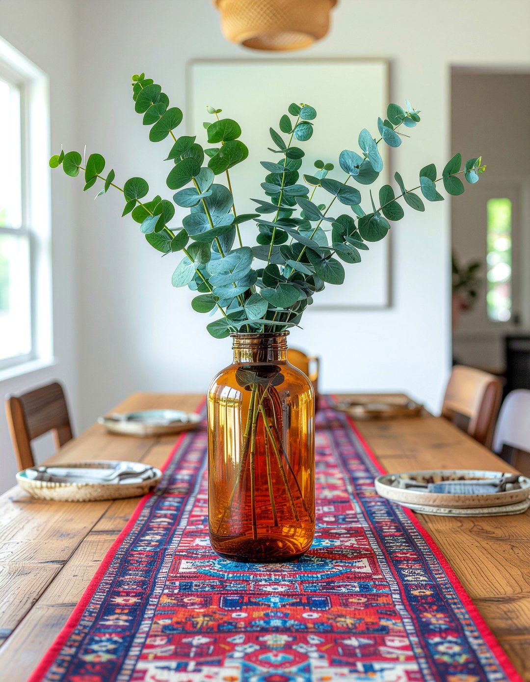 Eucalyptus Branch Bundle - 30 everyday centerpiece dining ideas