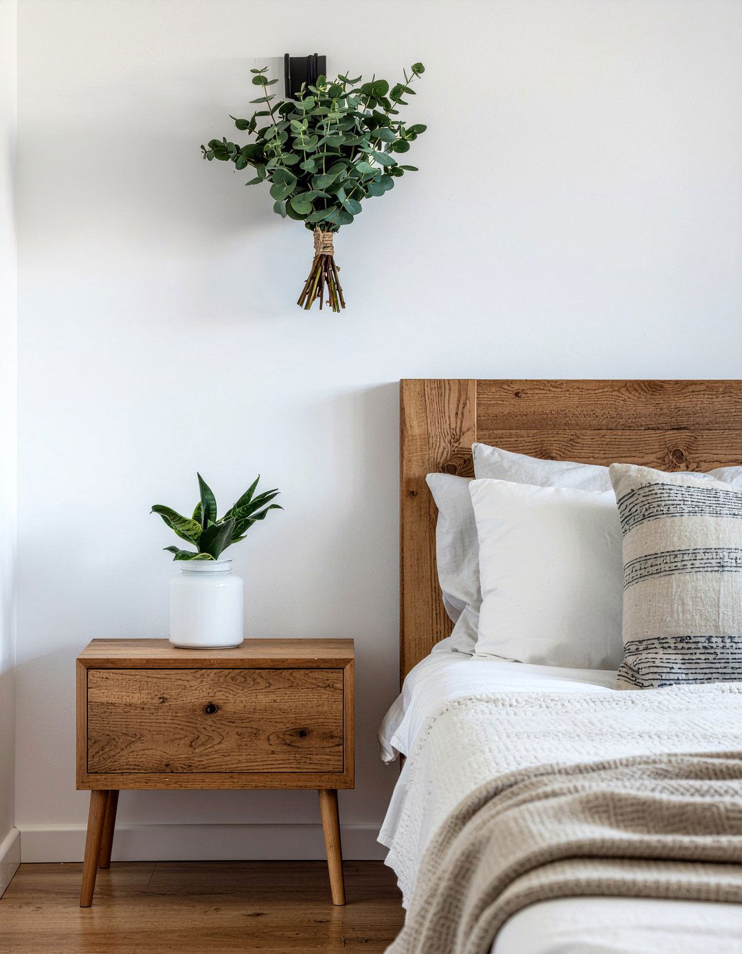 Eucalyptus Bunch Hanging - 30 bedroom flower arrangements