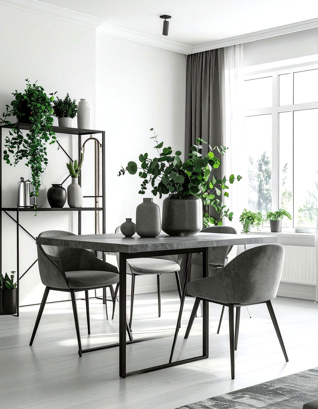 Eucalyptus Corner Stand - 30 dining room eucalyptus ideas