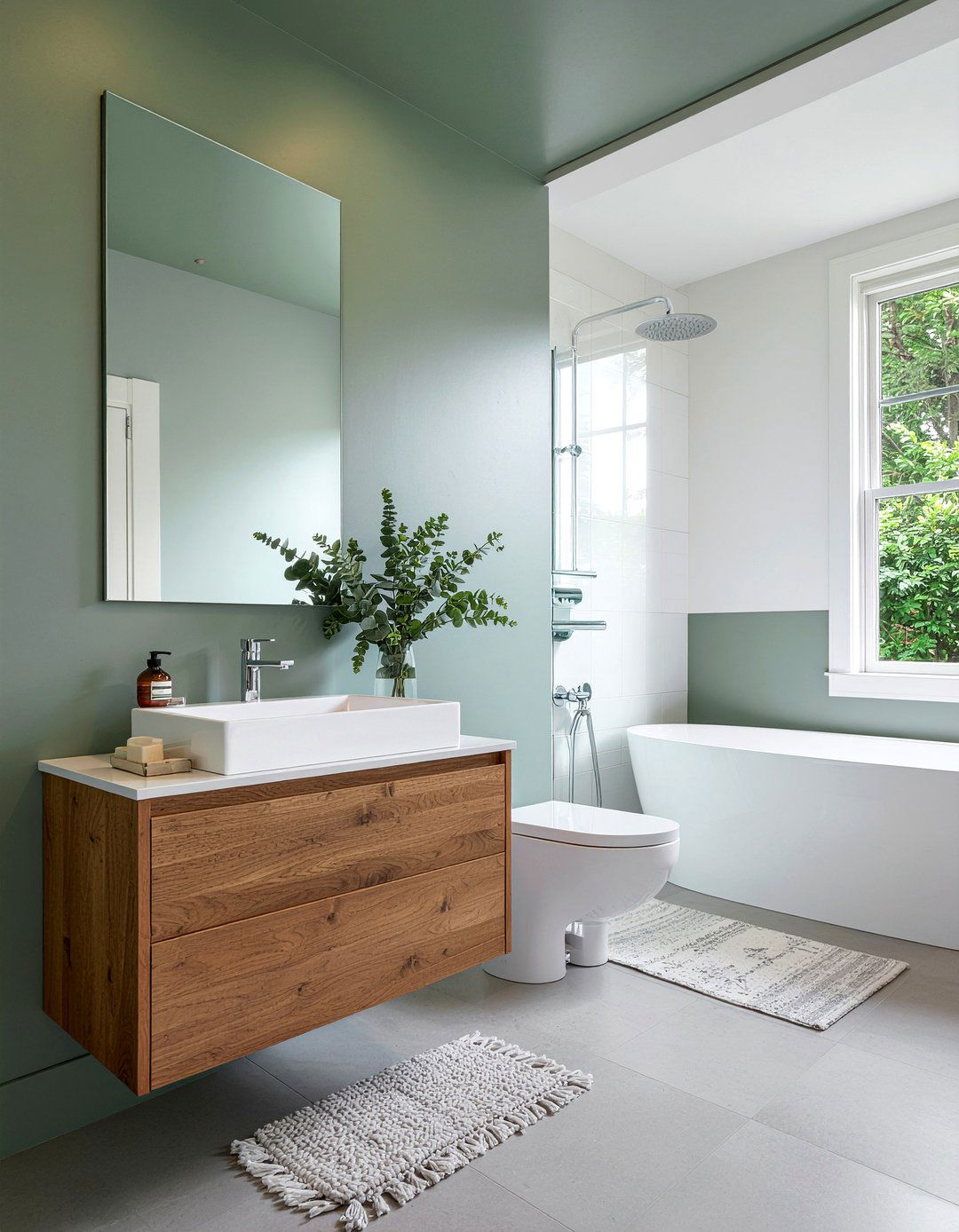 Eucalyptus Green Bathroom Paint - 30 bathroom paint colors