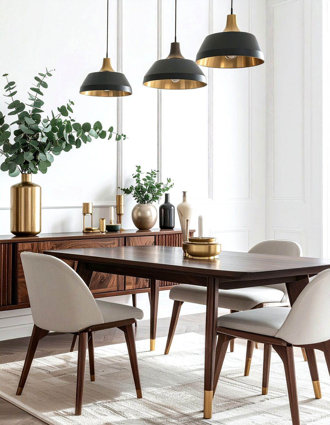 Eucalyptus Sideboard Decor - 30 dining room eucalyptus ideas