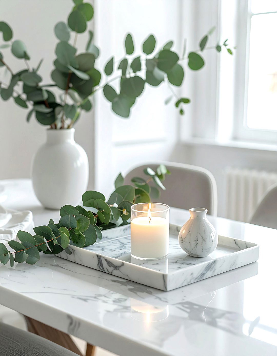 Eucalyptus Tray Styling - 30 dining room eucalyptus ideas