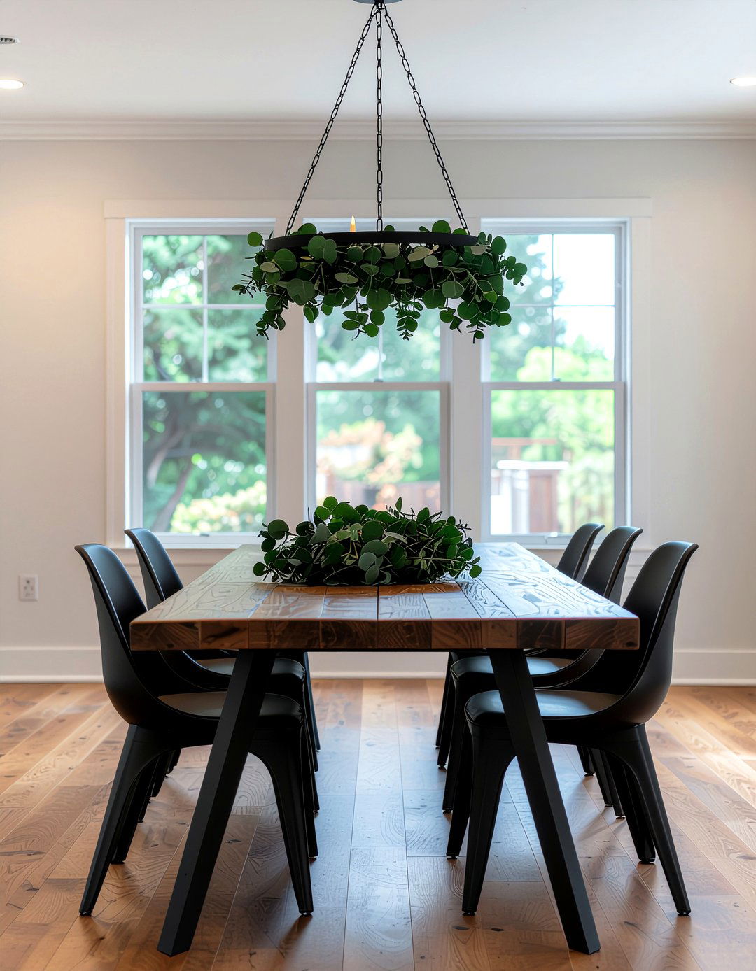 Eucalyptus chandelier greenery - 30 eucalyptus decor ideas