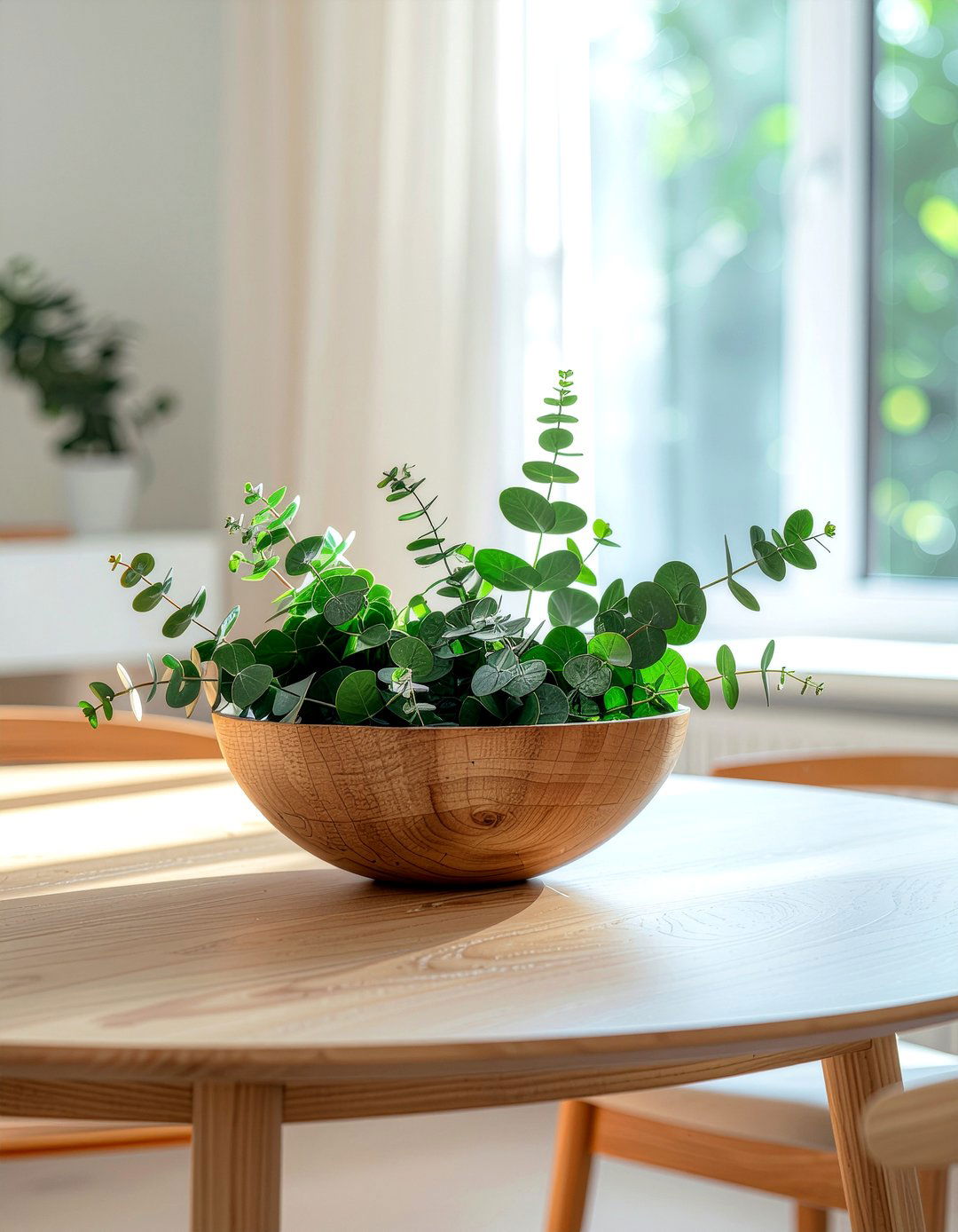 Eucalyptus dining room centerpiece - 30 eucalyptus decor ideas