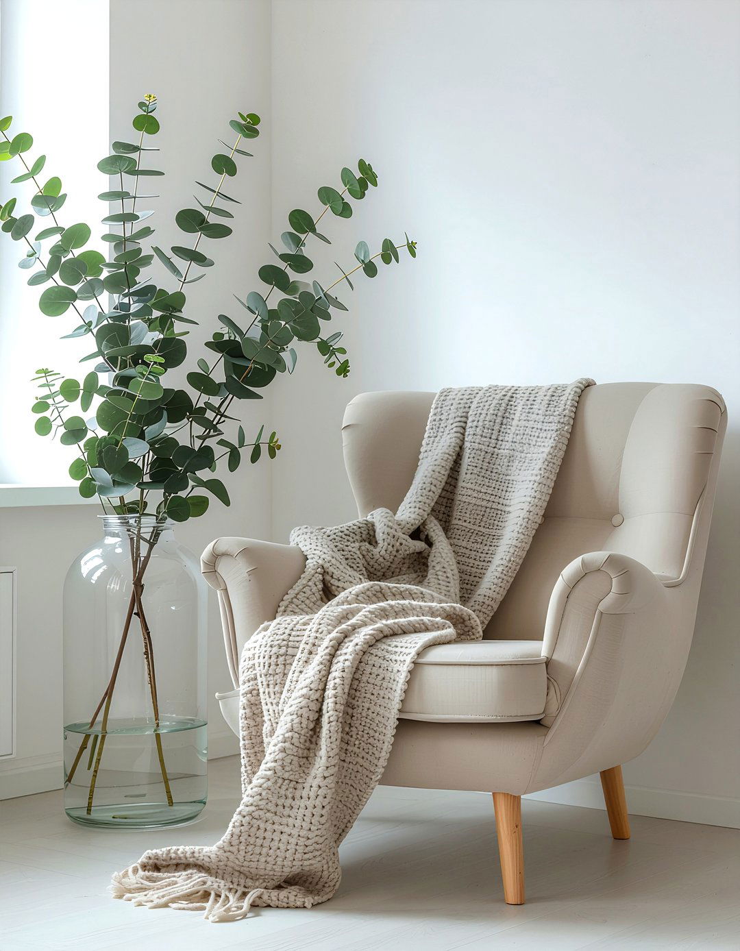 Eucalyptus reading nook plant - 30 eucalyptus decor ideas