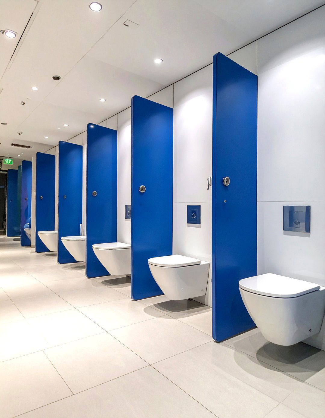 European style toilet stalls - 30 toilet partition ideas