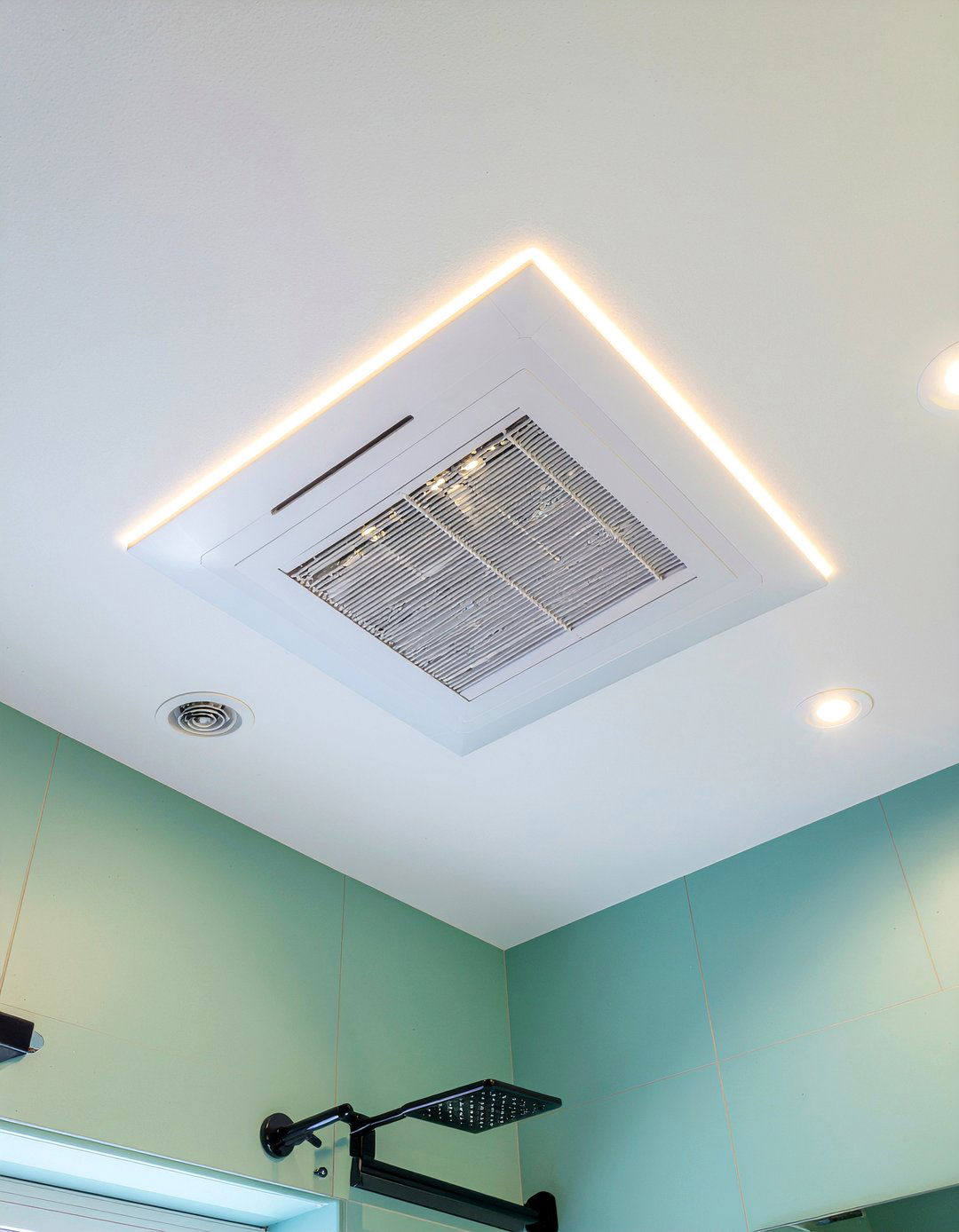 Exhaust fan with light and heater - 30 bathroom electrical ideas