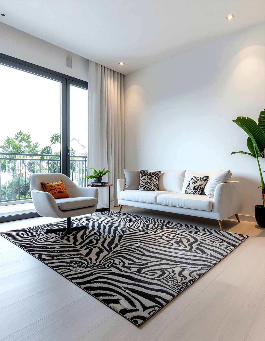 Exotic Animal Print Lounge - 30 eclectic home decor ideas