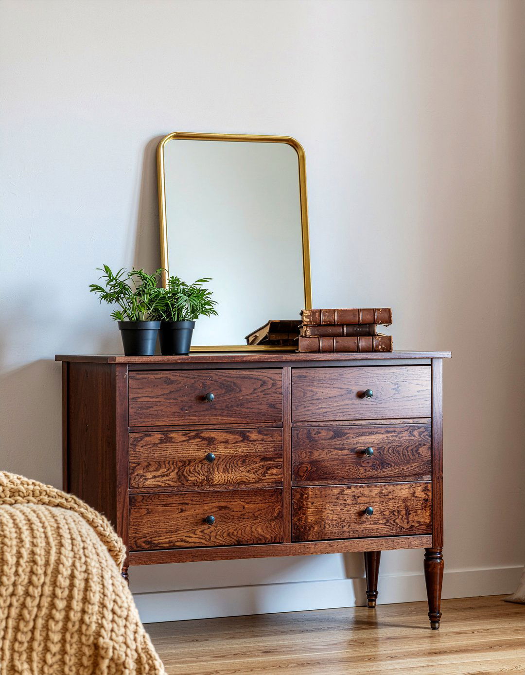 Exotic Wood Dresser - 30 safari bedroom ideas