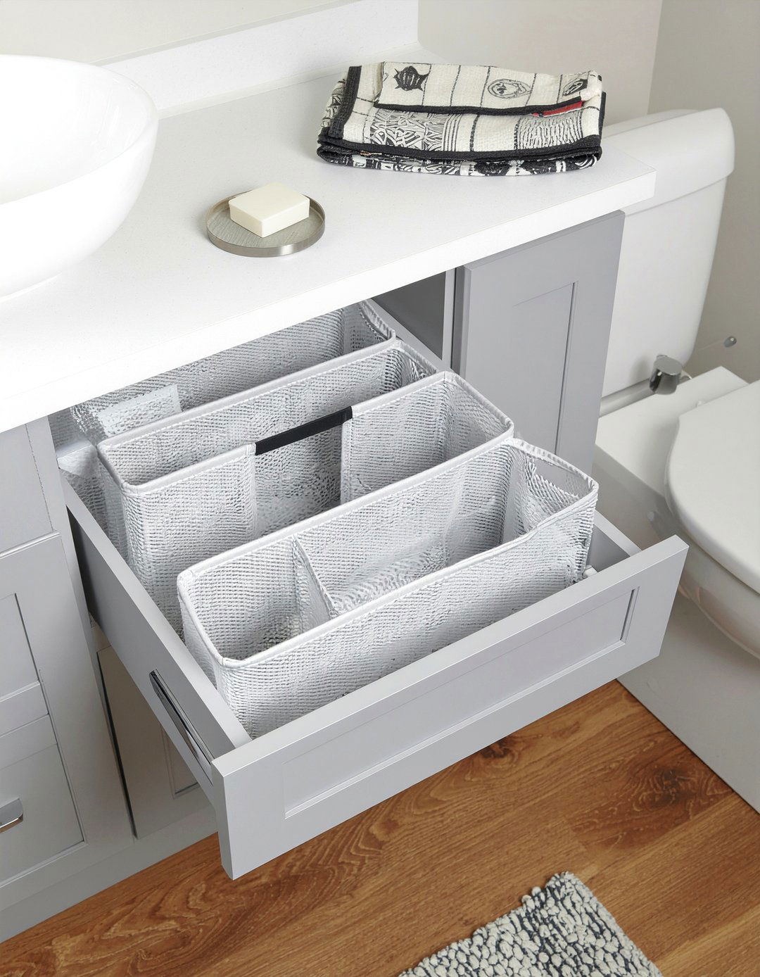 Expandable Drawer Organizers - 30 bathroom drawer organizer ideas
