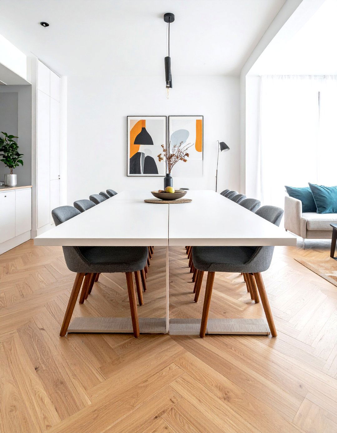 Expandable Modular Table - 30 tiny dining room ideas