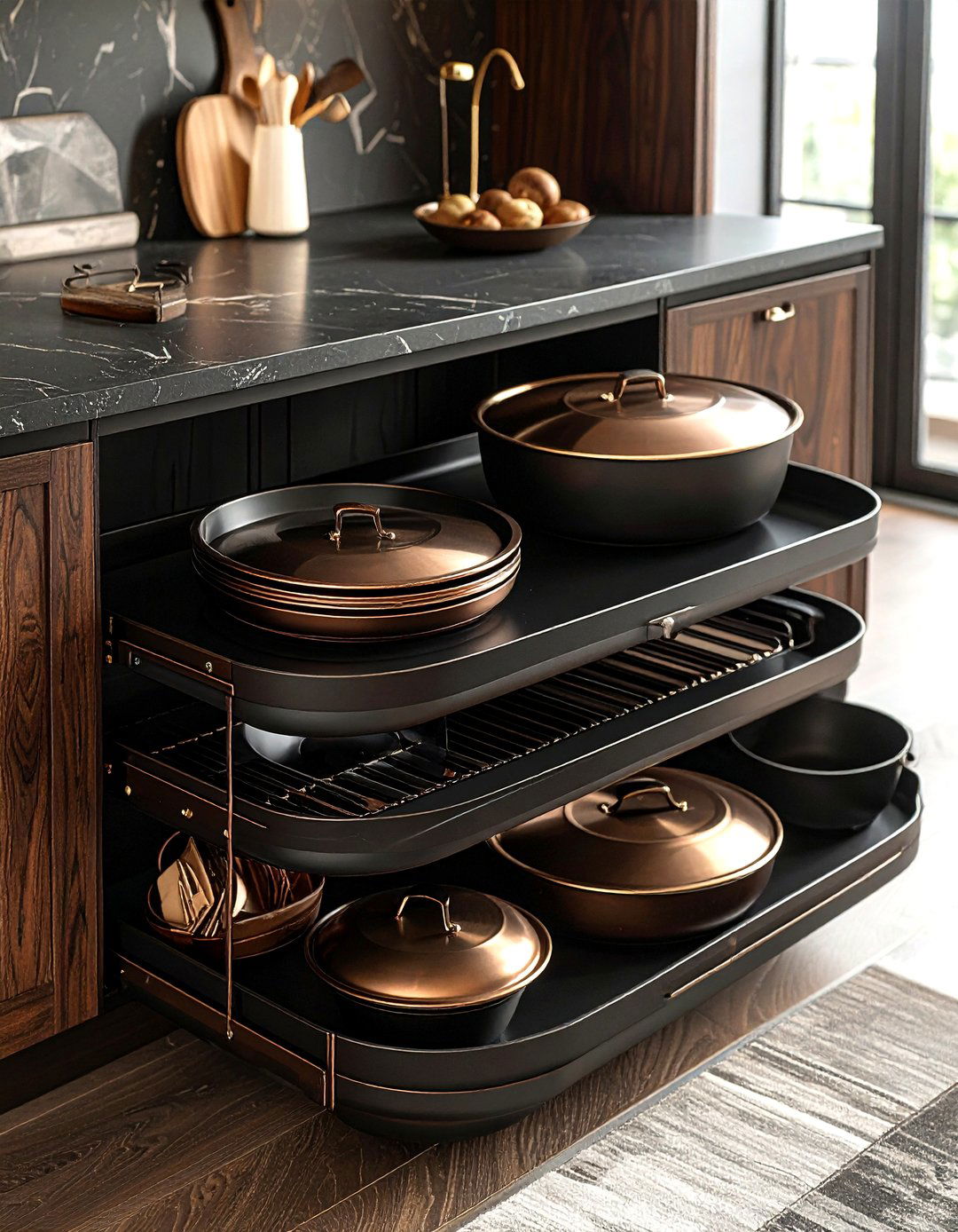 Expandable Pan Lid Rack - 30 lid organizer kitchen ideas