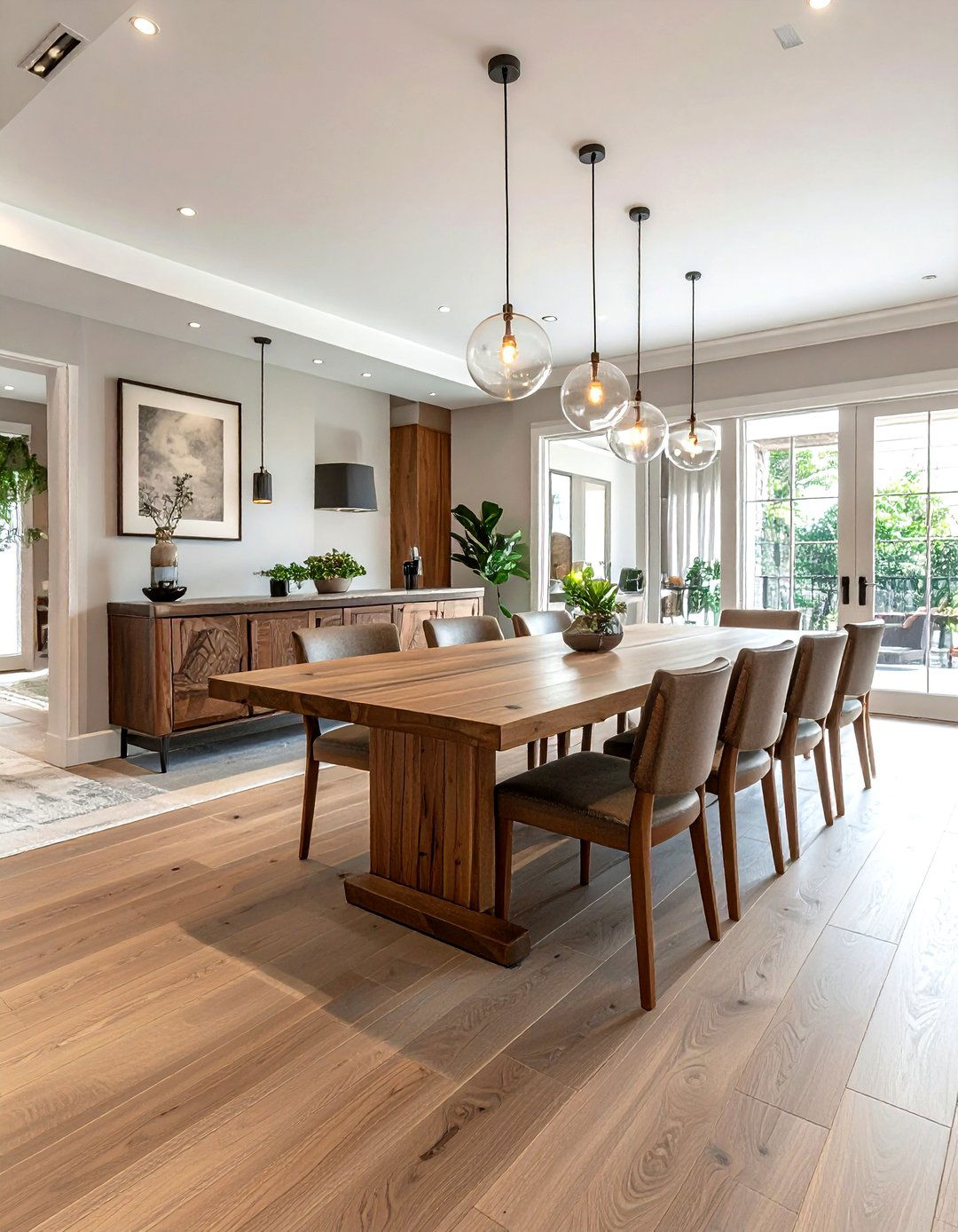 Expandable dining table layout - 30 dining room furniture arrangement