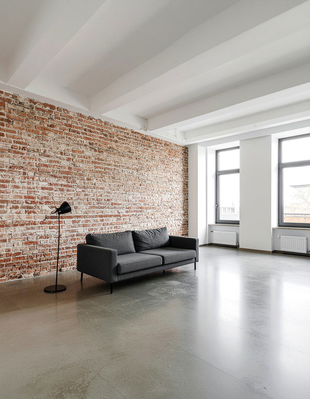 Exposed Brick Living Room - 30 warehouse living room ideas