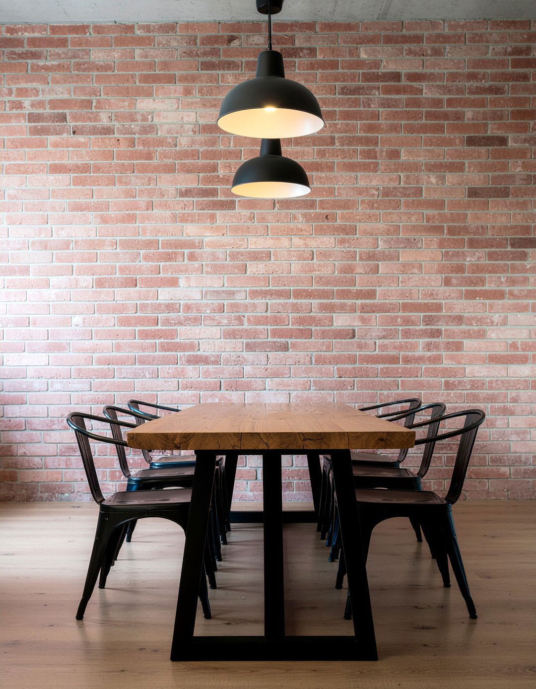 Exposed Brick Wall - 30 daring dining room ideas